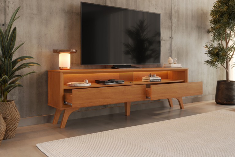 rack Viena naturalle perspectiva detalhe
